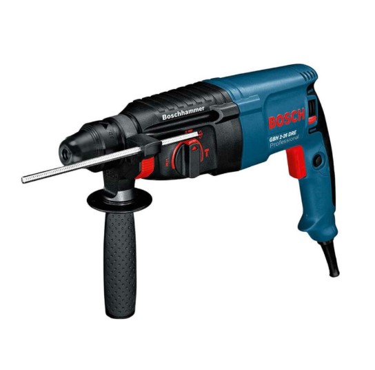 Bosch GBH 2-26 DRE Professional SDS Plus Rotary Hammer – High Efficiency Rotary Hammer Drill for Concrete Drilling and Chiseling Tasks